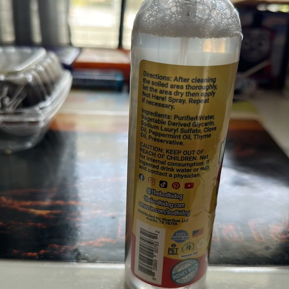 Not here spray for puppies and dogs train your dogs were not to urinate